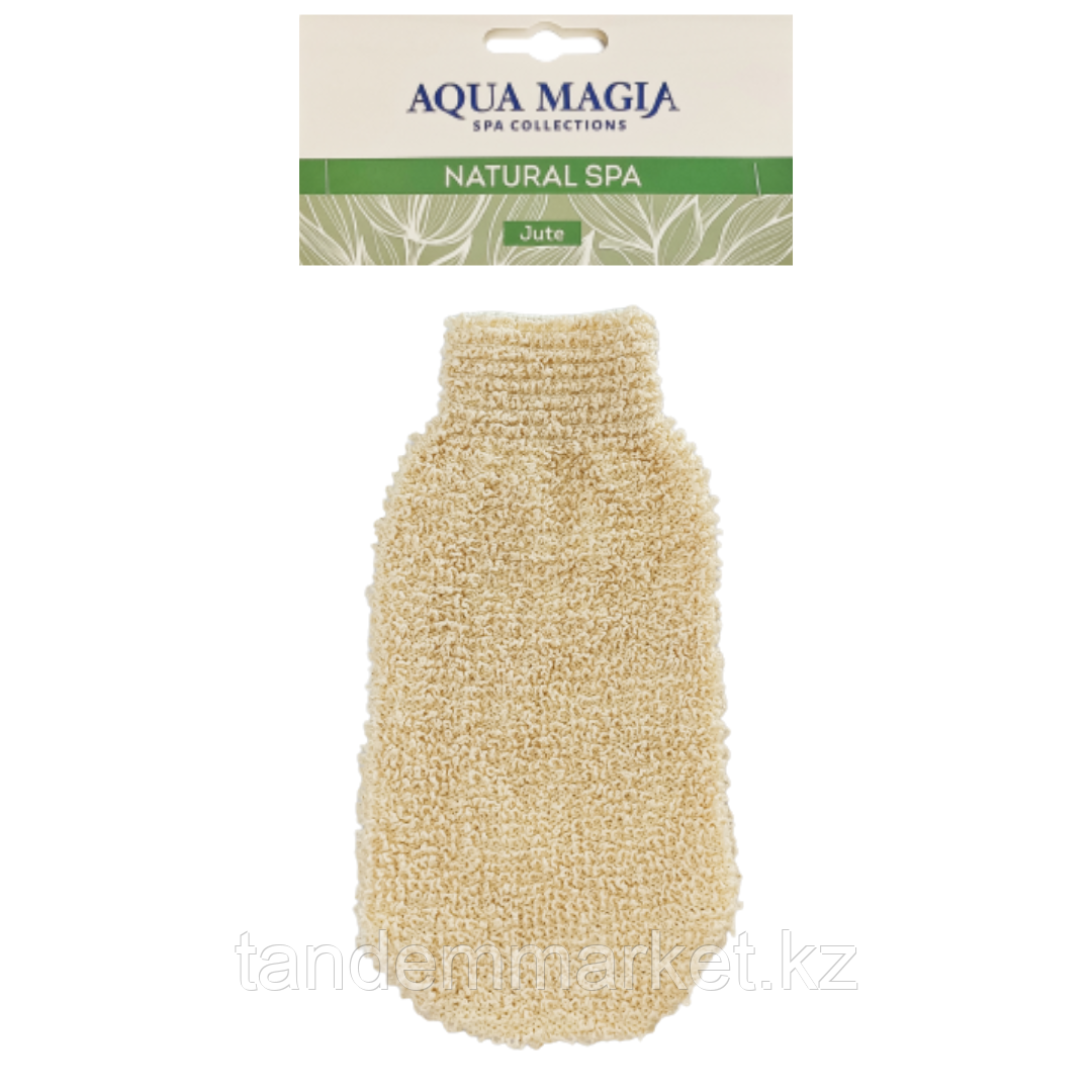 Мочалка варежка для тела Aqua Magia Natural Jute - фото 1 - id-p110956282