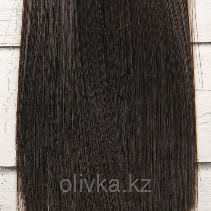 Волосы - тресс для кукол «Прямые» длина волос: 15 см, ширина: 100 см, цвет № 4В - фото 2 - id-p110913343