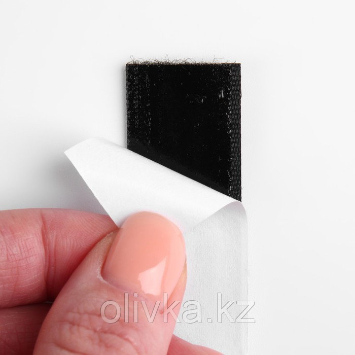 Липучка на клеевой основе, 20 мм × 50 см, цвет чёрный - фото 4 - id-p110944431