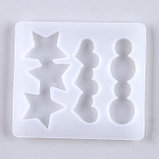 Форма силиконовая универсальная «Заколка» 3 вида заколки, фото 4