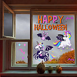 Интерьерные наклейки «Happy Halloween», единорог, фото 2