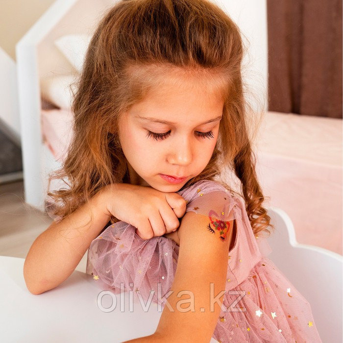 Детские переводки-татуировки на тело «Единорожка» набор 4 шт. - фото 9 - id-p110925199