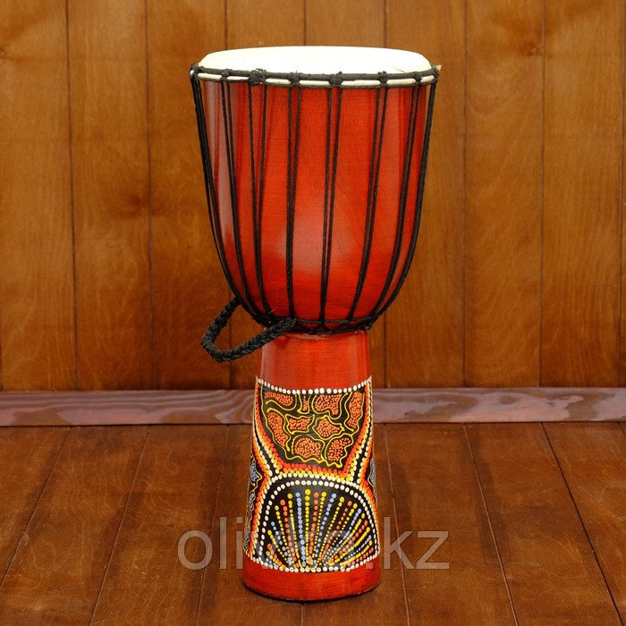 Музыкальный инструмент барабан джембе "Цветной" 50х23х23 см МИКС - фото 5 - id-p110915997