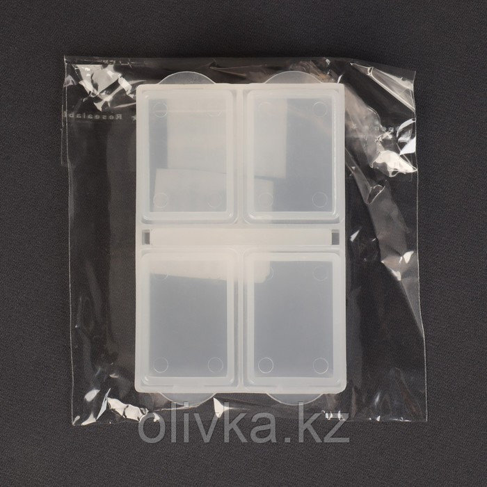 Органайзер для бисера, 6,4 × 4,4 × 1,3 см, цвет прозрачный - фото 4 - id-p110910784