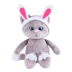 Kult Мягкая игрушка Котик Грей в повязке. 25 см