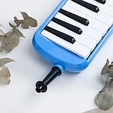 Музыкальный инструмент Мелодика Music Life, синяя, 32 клавиши, чехол, фото 3
