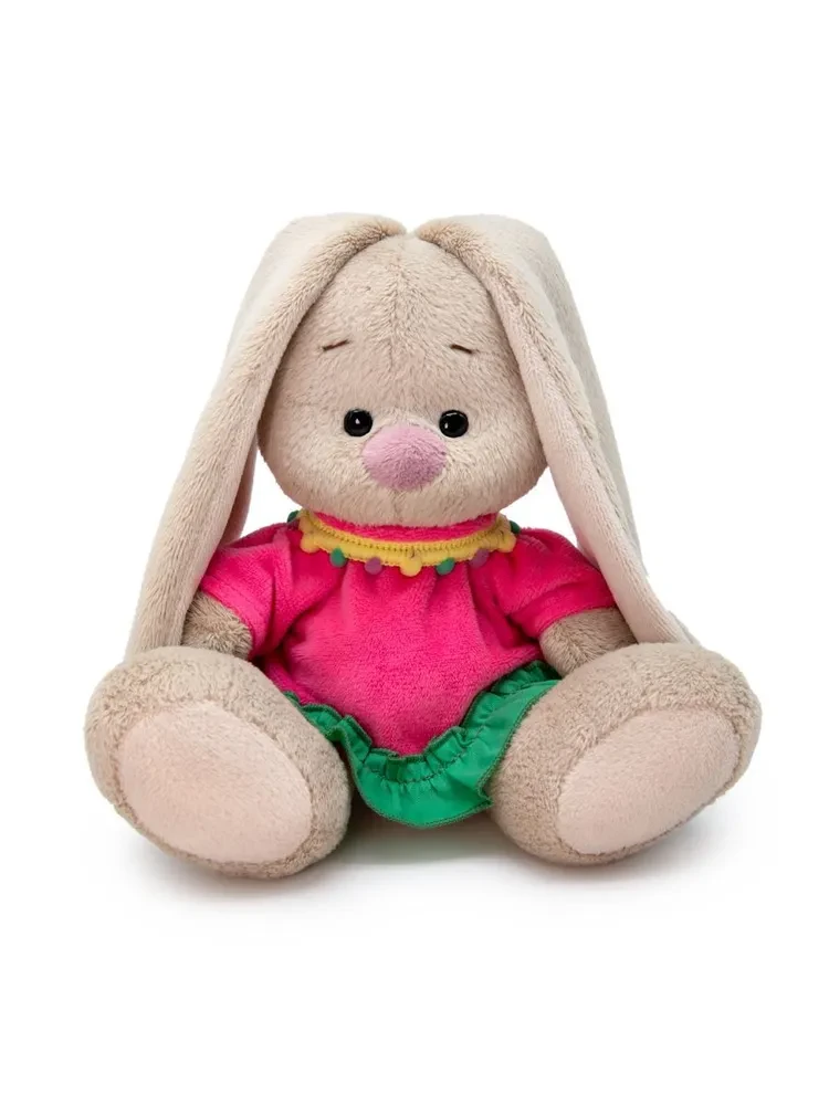Мягкая игрушка Zaika Mi Зайка Ми в платье с зелёной оборкой (малыш) - фото 3 - id-p110956118