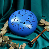Музыкальный инструмент Глюкофон, синий, 8 лепестков, 15 х 9 см, фото 2