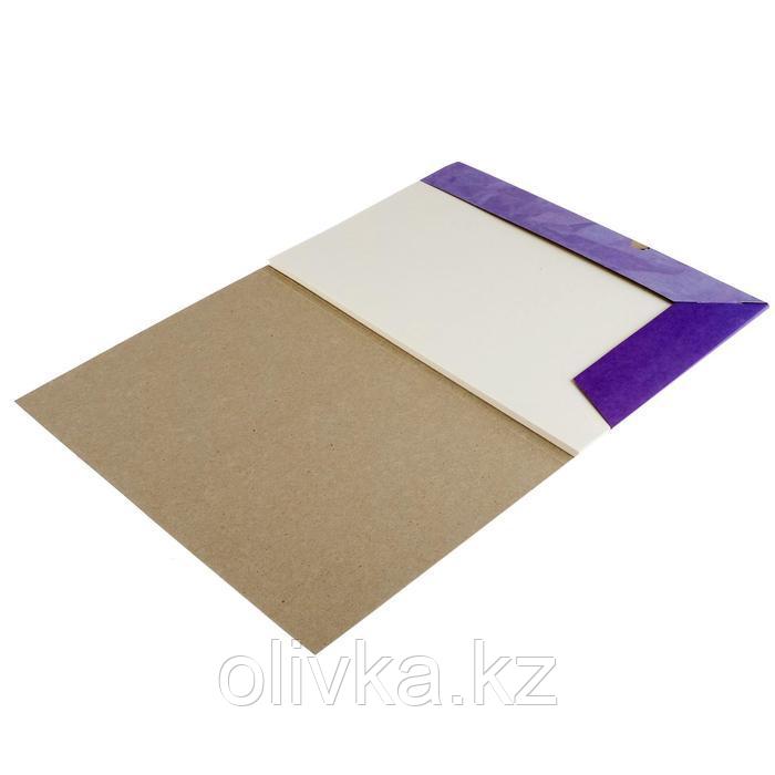 Бумага для акварели, пастели А4, 20 листов, блок 200 г/м2, в папке, МИКС - фото 3 - id-p110921547