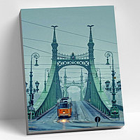 Картина по номерам 40 × 50 см «Будапешт. Мост свободы» 12 цветов