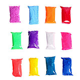 Набор лёгкого прыгающего пластилина 12 цветов МИКС, фото 5