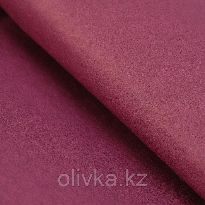Бумага упаковочная тишью, бордовый, 50 см х 66 см