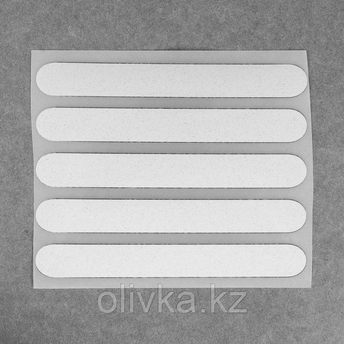 Светоотражающая термонаклейка «Полосы», 12 × 1,5 см, 5 шт на листе, цвет серый - фото 3 - id-p110916045
