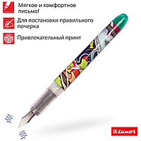 Ручка перьевая Luxor Ink Glide, 1 картридж, чернила синие, корпус микс