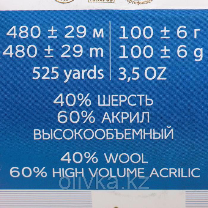 Пряжа "Ангорская тёплая" 40% шерсть, 60% акрил 480м/100гр (11 яр. Розовый) - фото 4 - id-p110916958