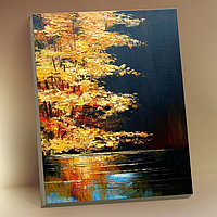Картина по номерам с поталью 40 × 50 см «Золотая осень» 23 цвета
