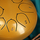 Музыкальный инструмент Глюкофон, желтый, 8 лепестков, 15 х 9 см, фото 3