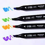 Маркеры для скетчинга 2-х сторонние, 48 цветов Basic colors pastel, фото 5