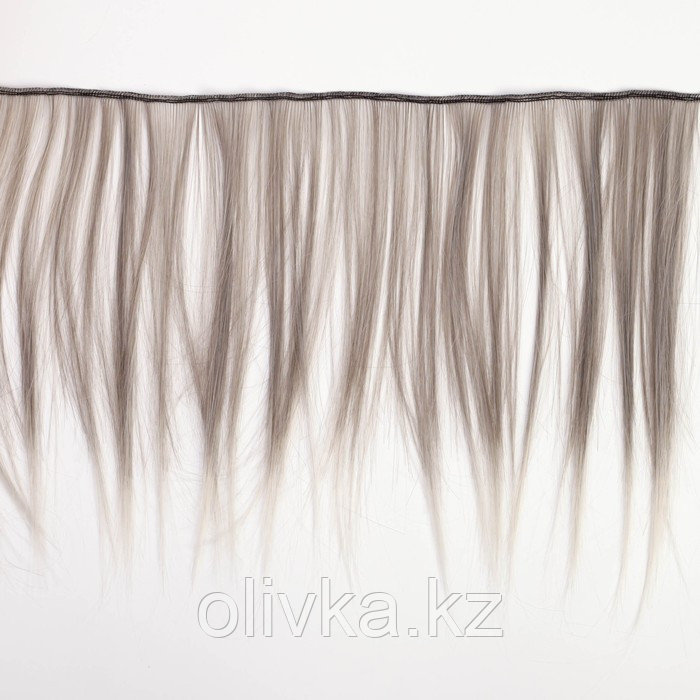 Волосы - тресс для кукол «Пепельно-серые прямые», длина волос: 25 см, ширина: 150 см - фото 3 - id-p110921612