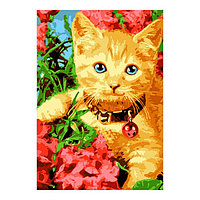 Картина по номерам на картоне 20 × 28,5 см «Рыжее счастье»