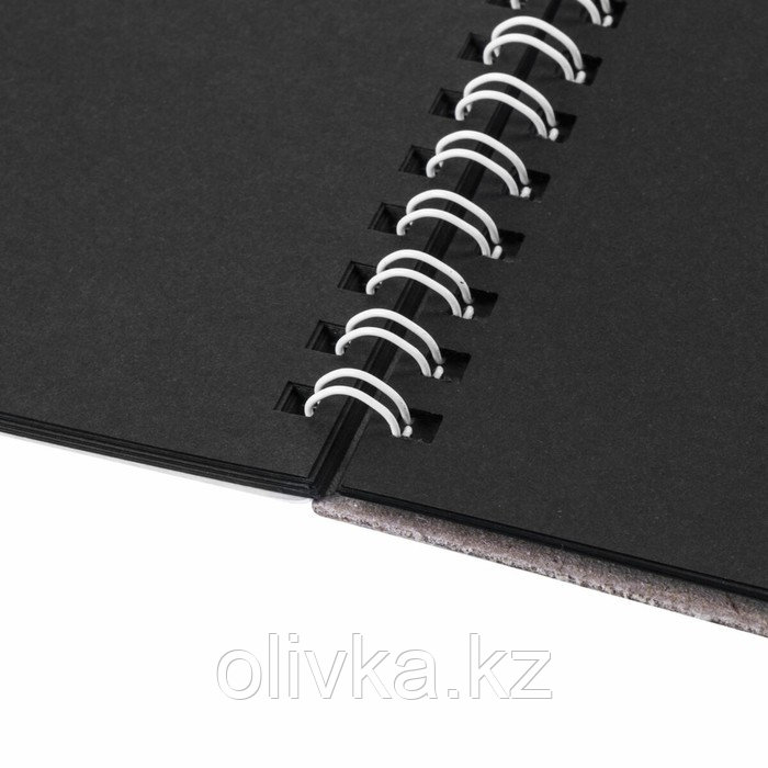 Скетчбук черная бумага 120г/м BRAUBERG ART DEBUT 205х290 мм 20л, на гребне 110995 - фото 4 - id-p110944550