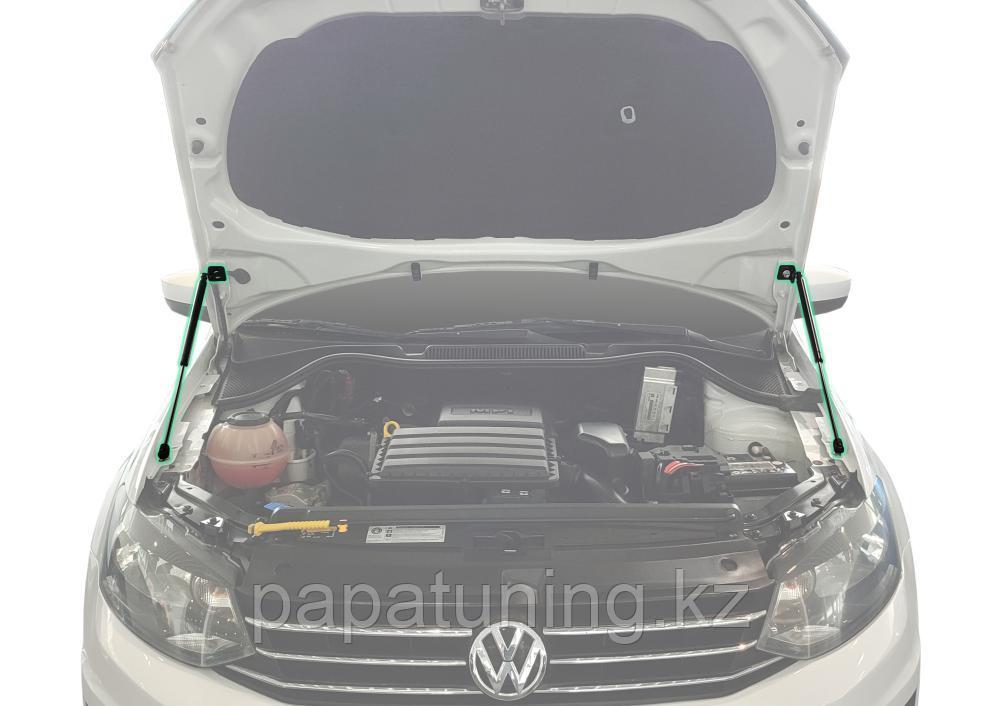 Комплект упоров капота Pneumatic Volkswagen Polo Sedan (2009-2020) - фото 2 - id-p110954795
