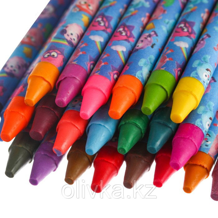 Восковые карандаши, набор 36 цветов, Смешарики - фото 2 - id-p110941595