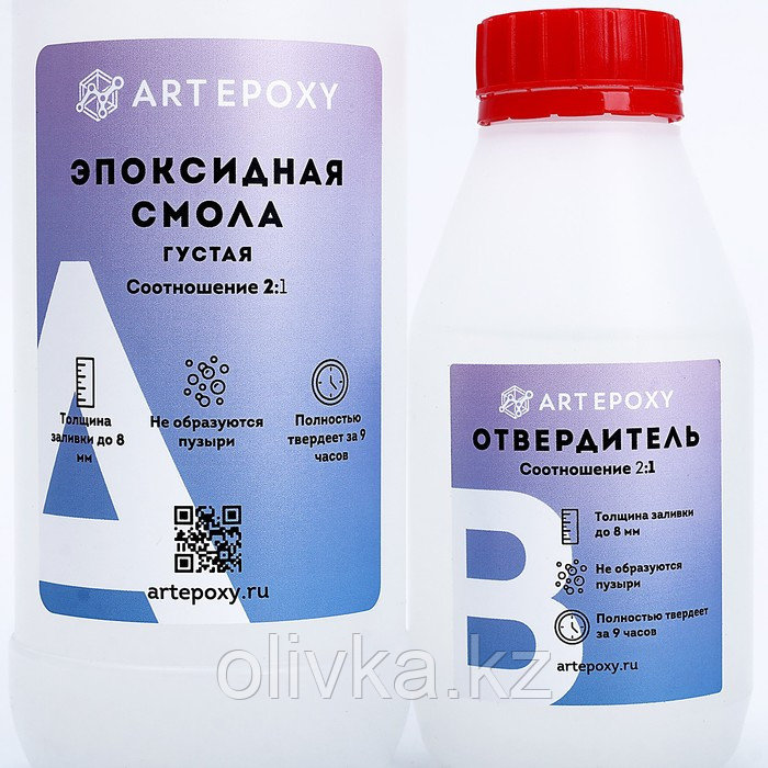 Эпоксидная смола для творчества ArtEpoxy Густая, 600 г - фото 3 - id-p110941638