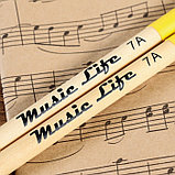 Барабанные палочки Music Life, 7А, клен, желтые, фото 2