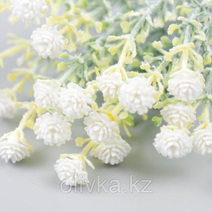 Цветы для декорирования "Гвоздика Шабо" белый 1 букет=6 головок 17 см - фото 3 - id-p110942618