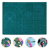 Мат для резки, трёхслойный, 30 × 21 см, А4, цвет зелёный, фото 4