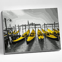 Картина по номерам 40 × 50 см «Венеция. Гондолы» 12 цветов