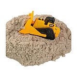Космический песок, набор с машинкой-бульдозер, песочный, 1 кг, фото 3