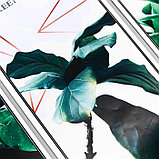 Наклейка пластик интерьерная триптих "Растения и геометрия" набор 3 листа 29,5х61 см, фото 3