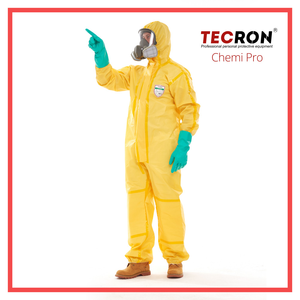 Комбинезон химической защиты TECRON Chemi Pro ТИП 3, химзащита, спецодежда, защитный костюм