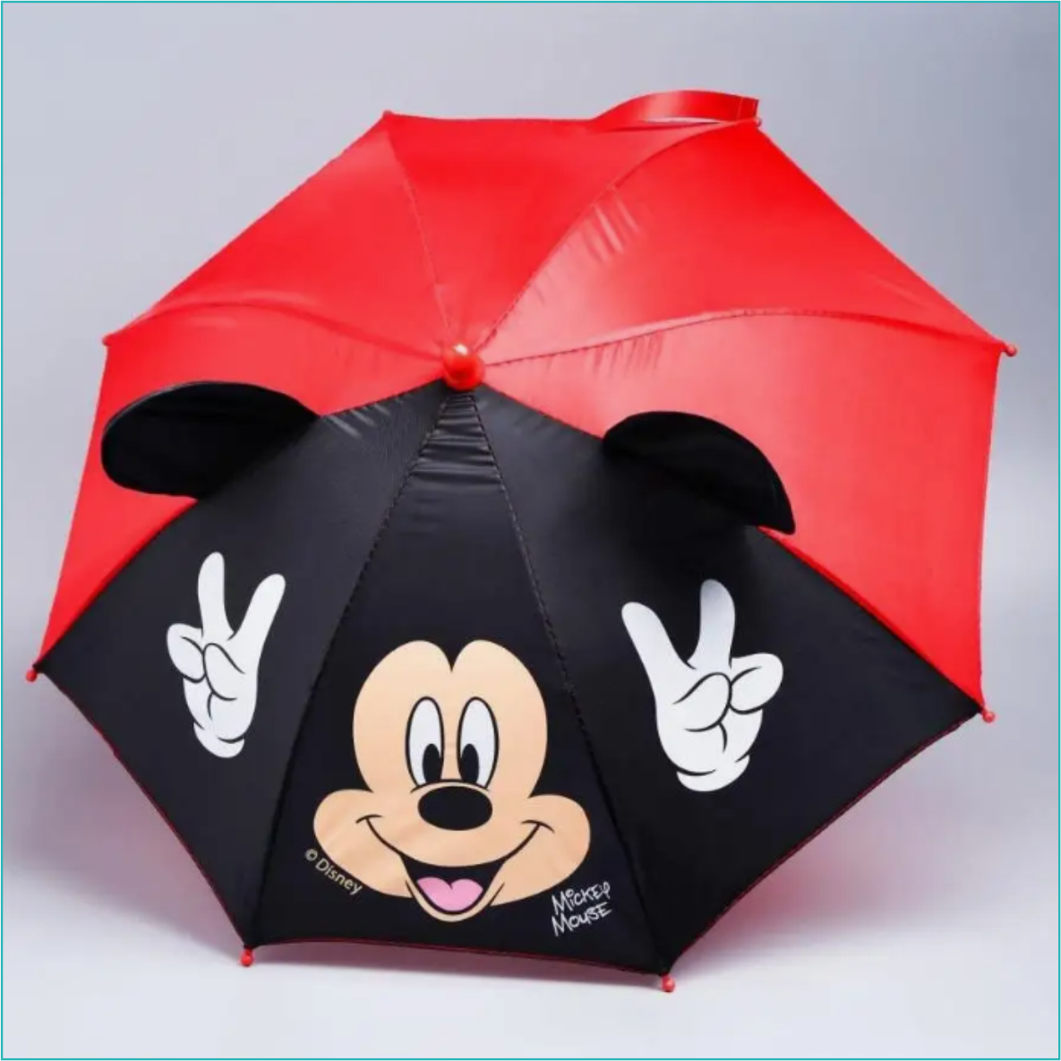 Зонт детский "Микки Маус" (Disney) С ушками
