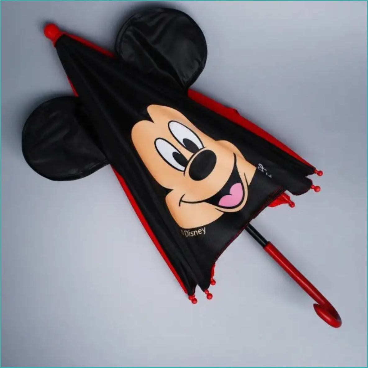 Зонт детский "Микки Маус" (Disney) С ушками - фото 4 - id-p110964399