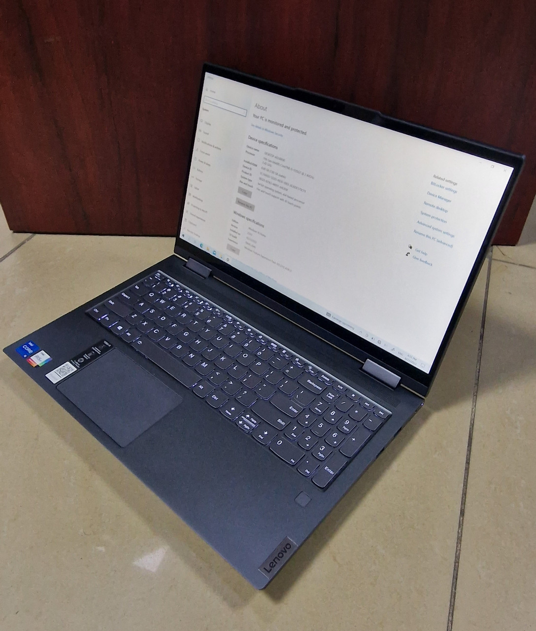 Ноутбук Lenovo Yoga 7 15 Intel i5 1135G7 8gb 256gb TOUCH - фото 3 - id-p110964541