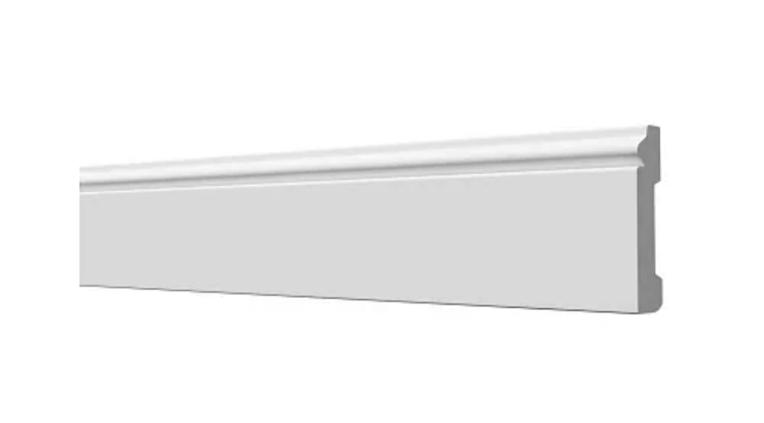 Плинтус А005 из дюрополимера под покраску 79*13 мм по 2 метра - фото 1 - id-p110964543