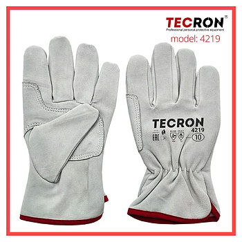 Спилковые перчатки Tecron 4219