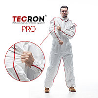Одноразовый комбинезон TECRON™ Pro, защитная одежда, спец одежда, мед костюм, химзащита, фото 3