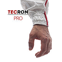 Комбинезон защитный одноразовый TECRON Pro (плотность 65 г/м, трёхсоставной капюшон, ПВХ-швы), костюм рабочий, фото 7