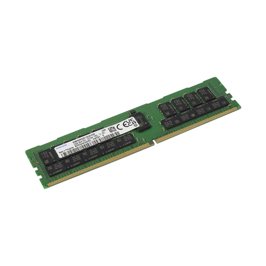 Модуль памяти Samsung M393A4K40EB3-CWE DDR4-3200 ECC RDIMM 32GB 3200MHz 2-013809 - фото 1 - id-p110966224