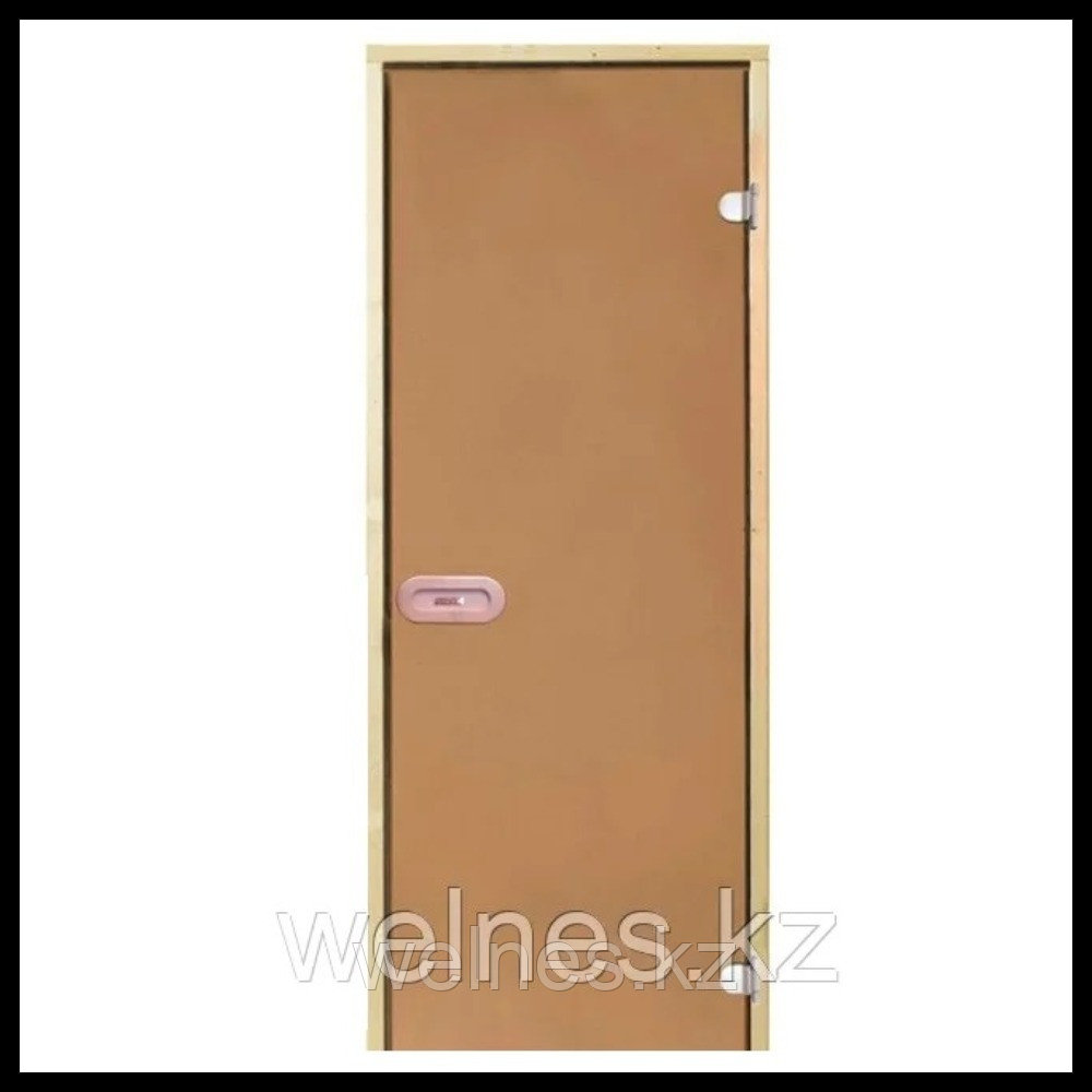 Дверь для инфракрасной сауны Harvia Stg 7x19 Эконом (короб - сосна, стекло - бронза)