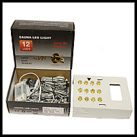 Светодиодное точечное освещение для инфракрасной сауны Sauna LedLight Gold (золотые линзы, 12V, 6 точек)