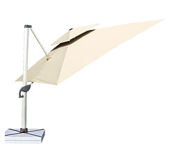 Зонт квадратный "Комфорт Lux" с вентиляцией (4х3м), БЕЗ КАМНЕЙ