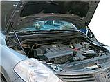 Амортизаторы капота АвтоУПОР (2 шт.) Nissan Tiida (2004-2012; 2010-2014), фото 3