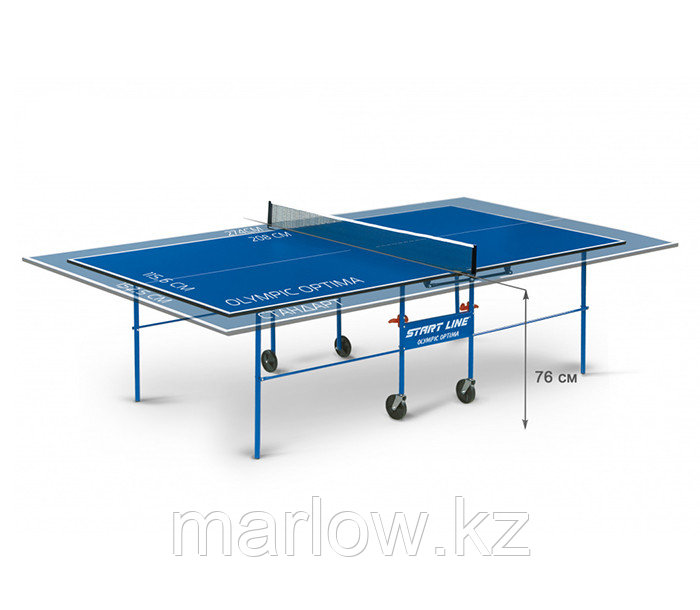 Теннисный стол Start line OLYMPIC Optima Outdoor с сеткой Blue - фото 2 - id-p110967660