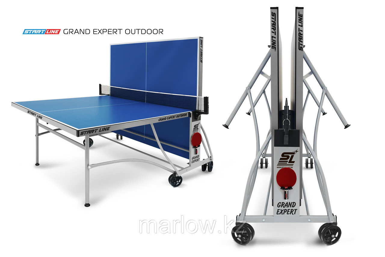 Теннисный стол Start line GRAND EXPERT Outdoor 4 Синий - фото 4 - id-p110968159
