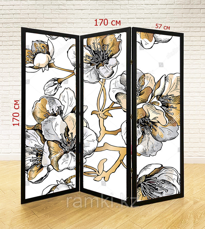 Японская ширма №19: продажа, цена в Алматы. Ширмы от "Ramki.kz" - 110968882